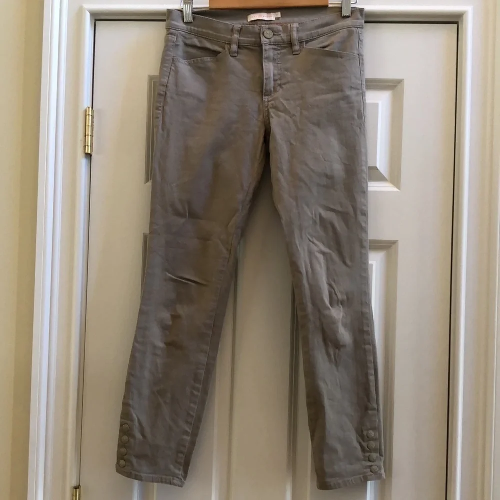 Tory Burch Emmy Ankle Skinny Jeans in Olive 27
